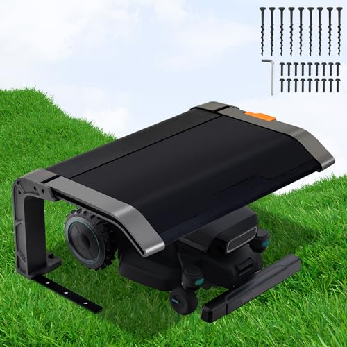 Gimisgu Abri de voiture couvert pour robot tondeuse - Garage pliable avec housse de protection contre les intempéries - Compatible avec les robots tondeuses à gazon