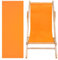 AHANDMAKER Strand-Sling-Stuhl-Ersatzstoff, OrangeRed Casual Lounge Chair Ersatz, Einfacher Terrassenstuhl-Ersatzstoff Für Den Strandstuhl Zu Hause, Sling-Stuhl (114x43.5x0.1cm)