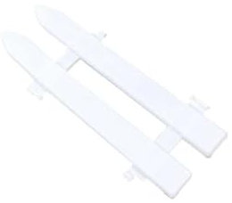 kesurpae Feengarten Figuren, langlebig für magische Szenen im Freien, breite Anwendung, Mini Weihnachtsbaumlandschaft aus Kunststoff, Weiß, 1 Stück