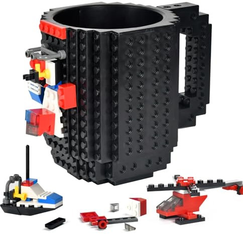 OEAGO Funny Gifts for Men Him, Christmas Mug Gifts for Men Dad,DIY Brick Blocks Coffee Mug, Secret Santa Gifts for Women Boyfriends, Mens Gifts for Christmas Birthday Anniversary