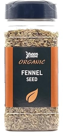 Organic Fennel Seeds | 210g | Certified Organic Fennel Seeds by Green Cuisine