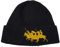 POLO RALPH LAUREN Dreifach-Pony-Beanie-Mütze für Herren, Wollmischung, gerippte Bündchen (Polo, Schwarz, Einheitsgröße), Polo Schwarz, Einheitsgröße