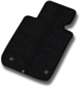 MatsMore Velours Fahrermatte 1-teilig passt für BMW X5 F15 2013-2018 - Premium, Matt, Schwarz Fahrerseite - Erleben Sie neuen Fahrkomfort mit einem Velours- Fahrermatte passend für Ihr Auto
