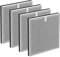 4-Pack 3-in-1 Purezone Replacement Filter, Compatible with Pure Enrichment PureZone Air Purifier, H13 Grade True HEPA Filter, Part#PEAIRFIL