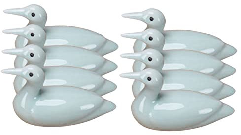 Soporte para Palillos Chinos, 8 Piezas, Tenedores, Decoraciones para Palillos Chinos, Palillos, Utensilios de Cocina, Soporte para Cubiertos, luz, Pincel, Adorno para Cena, Pintura, Figuras de cerámi