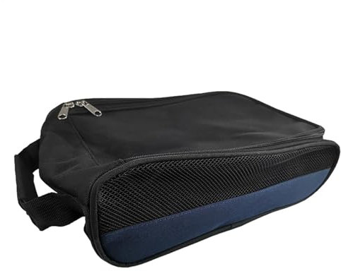 Dottduya Schuhtaschen für die Reise,Schuhtragetasche | Golfschuh-Tragetaschen | Wasserabweisender Riemengriff mit Reißverschluss, atmungsaktiver Schuhträger mit Mesh-Belüftung für Golfer