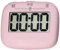 Magnetischer Timer – Magnetisch Stoppuhr Timer Mit Uhr,Digitaler Küchentimer Magnet, 3-stufiger Lautstärke, LCD Anzeige Für Kochen, Sport, Studieren