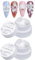 Pearl 3D Sculpting Gel for Carving, Molding and Painting Nail Extension Gel, 2PCs Solid Builder Nail Gel White Non-Stick Hand Soak Off Gel for Nail Art Salon Home DIY