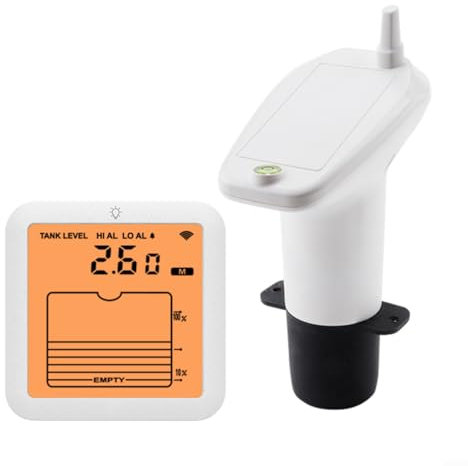 FACAIIO Water Level Sensor Oil Tank Level Gauge Monitor Multifunction Water Tank Liquid Depth Level Meter Sensor Intelligent