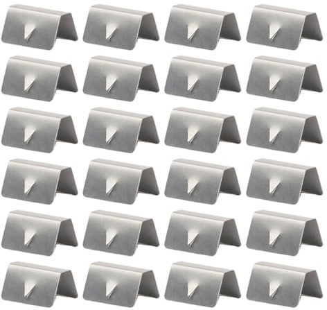 24 Stück Auto Regenabweiser Clip Set,Windabweiser Montage Clips Edelstahl, kompatibel mit Heko G3