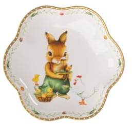 Villeroy & Boch - Annual Easter Edition Jahresschale 2026 bunt, Schale Keramik, Schüssel, Bowl, Ostern Deko, Oster Dekoration, Osterdeko, Limitiertes Sammlerstück, Premium Bone Porzellan