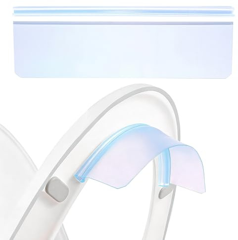 Fenteer Toilet Pee Guard - Universal Potty Training Urine Deflector, Easy Install Toilet Seat Accessories for Kids & Adults, Splash Protection for Clean Bathroom, Rubber Pee Catcher Fits Most Seats
