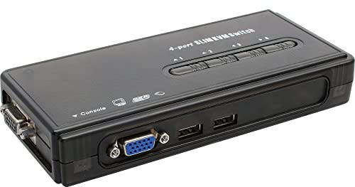 InLine 60614H KVM Switch, 4-fach, VGA, USB