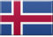 Küchenmagnet - Länderflagge Island - Gr.ca. 8x5,5 cm - 38050 - Magnet