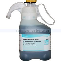 Suma MultiPurpose Cleaner D2.3 SD Universal Cleaner 1.4 L in SmartDose System for Surface, Floors, Glass, Crockery