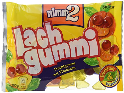 nimm2 Lachgummi Fruchtmix (18 x 200g) / Fruchtgummis mit Vitaminen