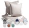 sleepwise Bettwäsche 155x200 Sommer Bettwäsche 3tlg - ÖKO-TEX, Traumhaft Weich, Atmungsaktiv, Bügelfrei & Knitterfrei, Bettbezug Set aus gebürsteter Mikrofaser mit 2X 80x80 cm Kissenbezüge