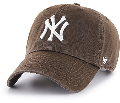 '47 New York Yankees MLB Clean Up Braun Verstellbare Cap One-Size