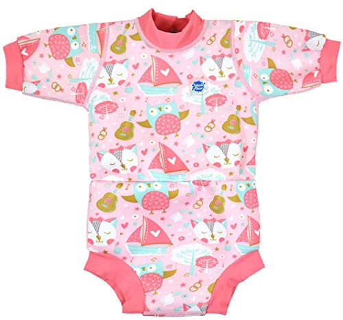 Splash About Happy Nappy Muta con pannolino da bagno Owl & The Pussycat 12-24 Mesi