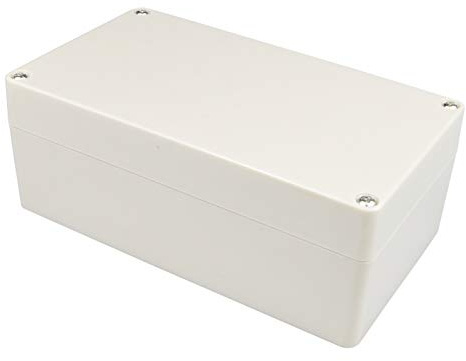 Therlan Wasserdicht Abzweigdose IP65, ABS Gehäuse Elektronik Box Kunststoff, Verteilerdose Aufputz Anschlussdose, Elektro Aufputzdose Elektronische Anschlusskasten (158 x 90 x 60 mm, wollweiß)