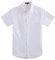 Spring&Gege Jungen Kurzarm Einfarbig Formale Baumwoll Hemden Klassisch Schuluniform Shirts für Kinder, Weiß, 9-10 Jahre