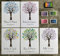 My Pretty Little Gifts Personalised Wedding Fingerprint Finger Print Tree Guest Book Bride Groom Decoration