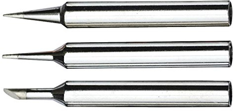 Set of 3 Tips for Tcs and 690D, for Use with Set of 3 Soldering Iron Tips for Antex CS18, TCS & 690D, Tips Soldering Irons