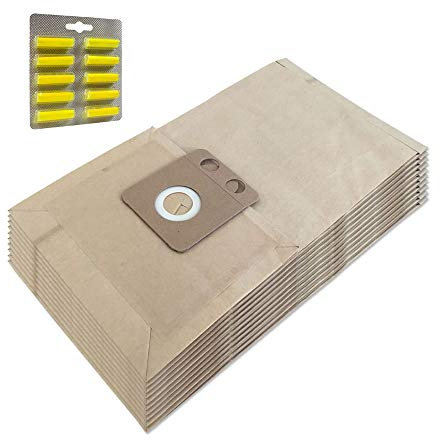 MohMus Set 10 Parfums + 10 Sacs Aspirateur pour Nilfisk Deluxe Business, Family, GD 1000, GD1000, GD 1000 Serie, GD 1005, GD1005, GD 1010, GD1010