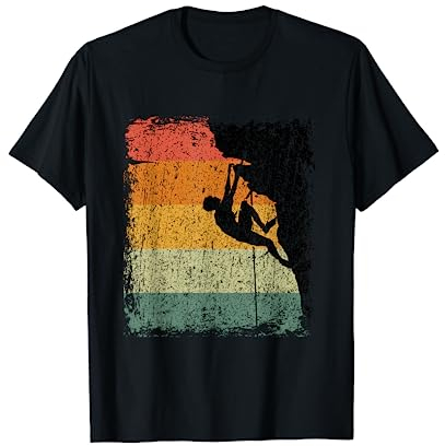 Vintage Escalada Retro Bouldering Escalador Regalo Camiseta