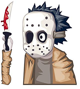 Asudaro Car Rear Wiper Decal, Rear Wiper Decal Sticker, Halloween Window Wiper Decal, Scary Car Sticker, Halloween Rear Windshield Window Decals Car Wiper Waterproof Sticker