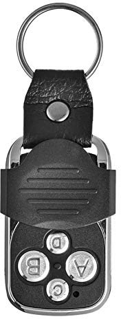 EasyULT 1 Pieces Universal Automatic Gate Remote Control, Frequency 270-433.92MHZ Fixed Code, Universal Garage Gate Remote Controls (Black)