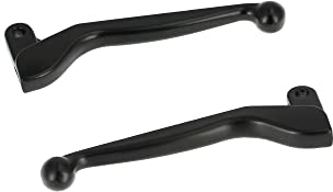 AKF Set: Handhebel - Aluminium massiv, Brems- und Kupplungshebel - Schwarz - für Simson S50, S51, S53, SR50, KR51/2 Schwalbe