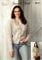 James C Brett JB761 Knitting Pattern Womens Cardigans in Rustic Aran, Beige,32'' - 50''