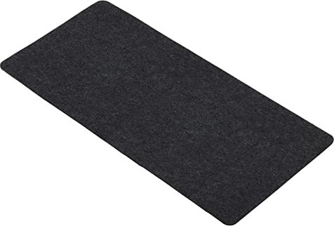 PATIKIL 24x12 Desk Mat Protector, Felt Dual Side Mouse Pad Writing Mat for Office Home, Gray