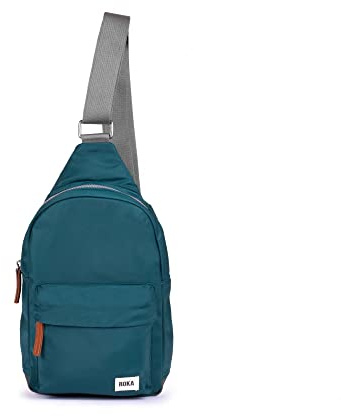 ROKA London The Willesden Travel Sling Bag | Large Nylon Crossbody Chest Bag, Multi Pockets, for Travel, Outdoor & Sports