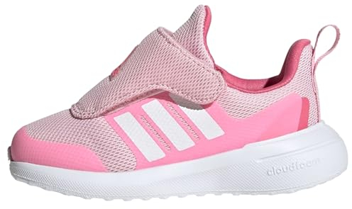 adidas Fortarun 2.0 Shoes Kids, Scarpe da Corsa Unisex-Bimbi 0-24, Clear Pink/Cloud White/Bliss Pink, 25 EU