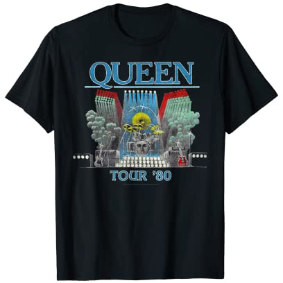 Queen Tour Oficial 80 Camiseta