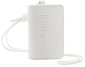 Desigual Half Logo 24 Small Wallet Creme White