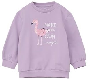 s.Oliver Sweatshirt mit Glitzer-Print
