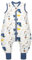 MIKAFEN Baby Schlafsack Winter mit Füßen 2.5 Tog 100% Baumwolle Kinder winterschlafsack für Jungen und Mädchen 90cm/Höhe95-105cm,Dinosaurier