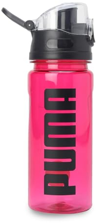 PUMA TR Bottle - Botellas de agua unisex para hombre, color granate rosa, talla X