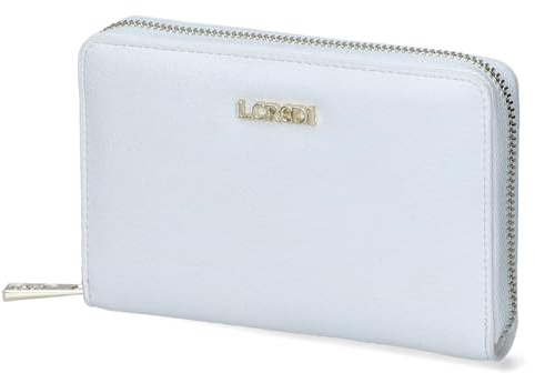 L.Credi Damen Wallet/Purse/Portemonnaie/Geldbörse Filippa Weiß Kunstleder, Größe:-, Farbauswahl:weiß
