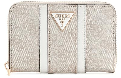 GUESS Noreen SLG Zip Around Wallet M Dove Logo