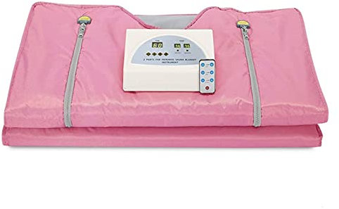Manta de sauna infrarroja Cuerpo Pink Shaper Pérdida de peso Sauna Manta Manta de 2 Zona Controlador Profesional Detox Terapia Anti Envejecimiento Máquinas de Belleza Controlable a distancia