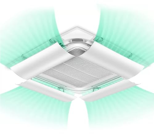 WRYsqbhjyb Klimaanlage Windabweiser, Klimaanlage Split Windabweiser, Luftumlenker, Deckenluftabweiser für Büro, Schule, Zuhause, Hotel(7.8x15.7)