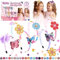 Pllieay Kit de Fabrication de Bandeaux pour Fille Accessoires pour Cheveux Bricolage, Serre-tête Bricolage, Bandeau Artisanat Filles Jouet Cadeau Anniversaire Noël Manuelle Fille Enfants