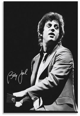 XXQPO Billy Poster Joel Vintage-Poster auf Leinwand, Wandkunst für Heimdekoration, Wohnzimmer, Schlafzimmer, 20 x 30 cm, ungerahmter Stil