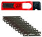 RALI Pack mit 10 Stück 48 mm Chromhobelklingen Ersatz für RALI 105, 220, 260 Hobel | Umkehrbare Bi-Cut-Klinge, Kein Schärfen mehr | Zimmermannshobelklingen für alle Holzarten