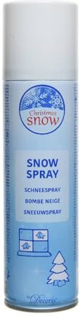 Spray Neve Artificiale 150ml, Effetto Neve Realistico per Vetri, Alberi e Decorazioni Natalizie, Bomboletta in Metallo - Varzi dal 1956