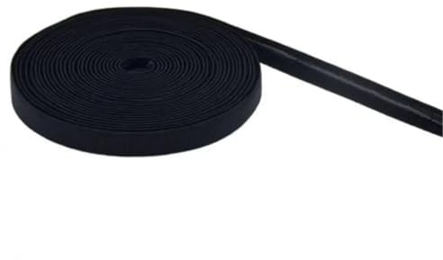 LOPJGGYF 1 m langes, rutschfestes Silikon-Elastikband, extra dick, for DIY-Kleidung Geeignet zum Nähen von Kleidung und Perücken(Black)